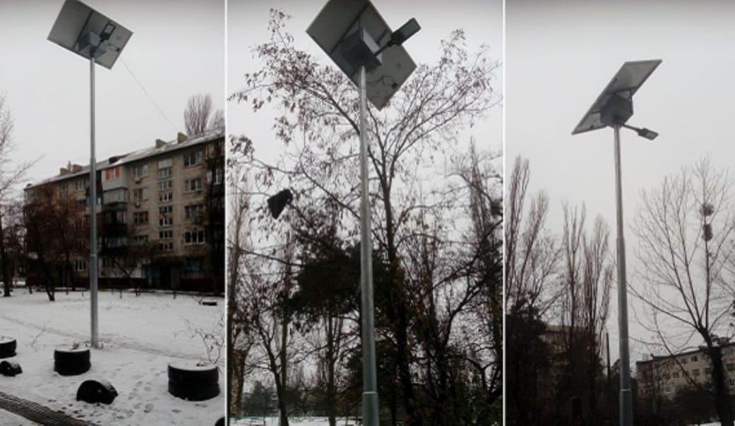 Фонари на солнечных батареях