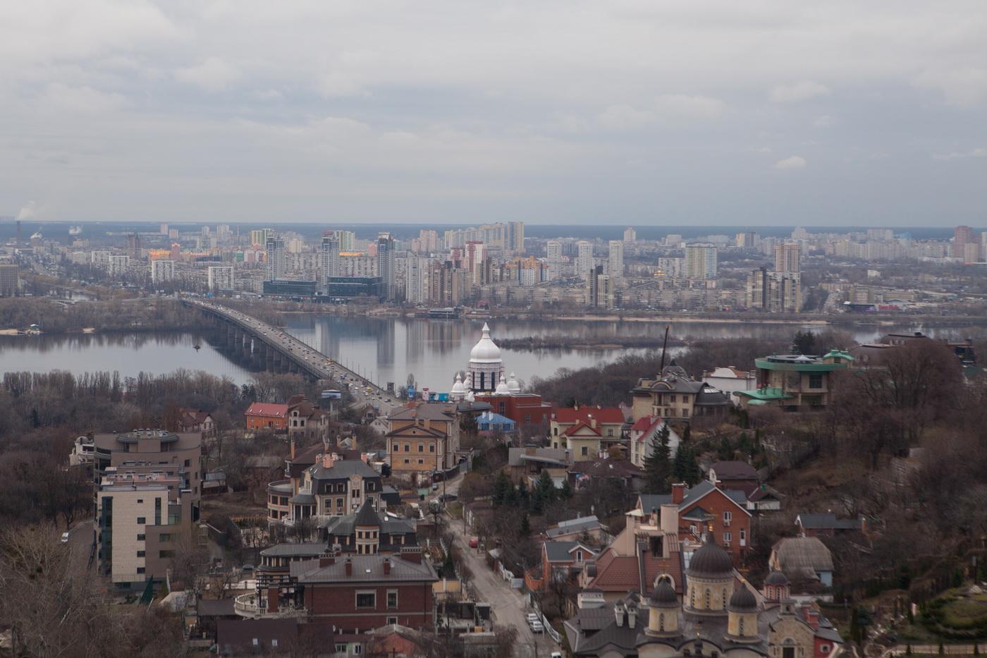 вид на Киев