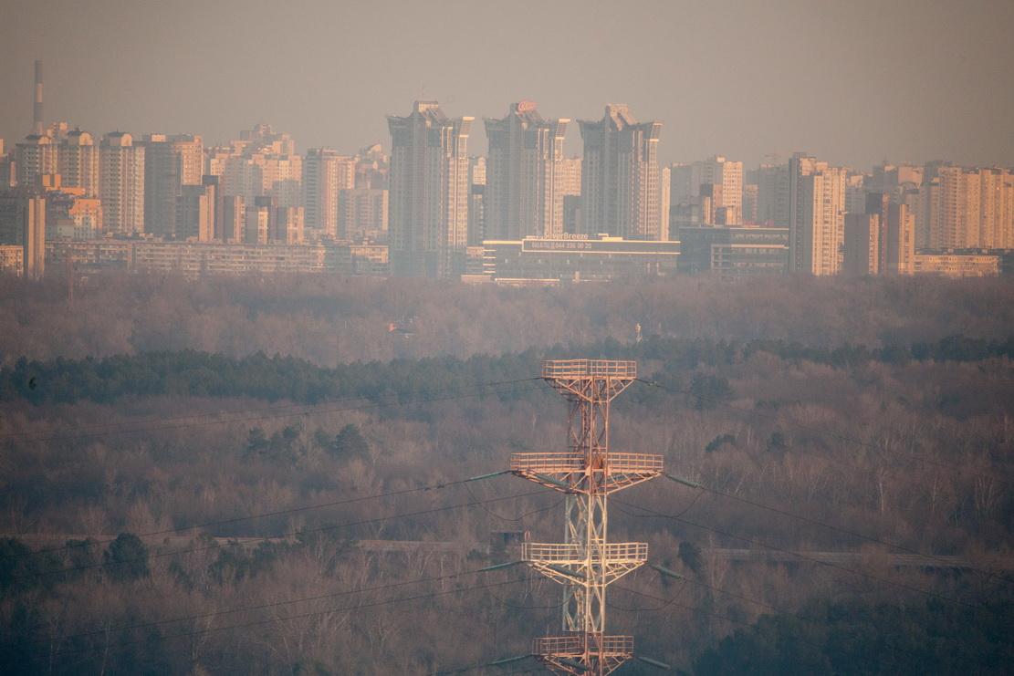 Осокорки, смог