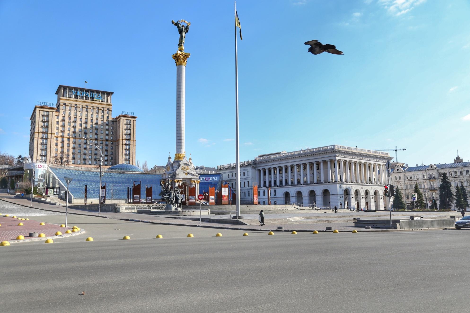 Киев карантин Майдан незалежности