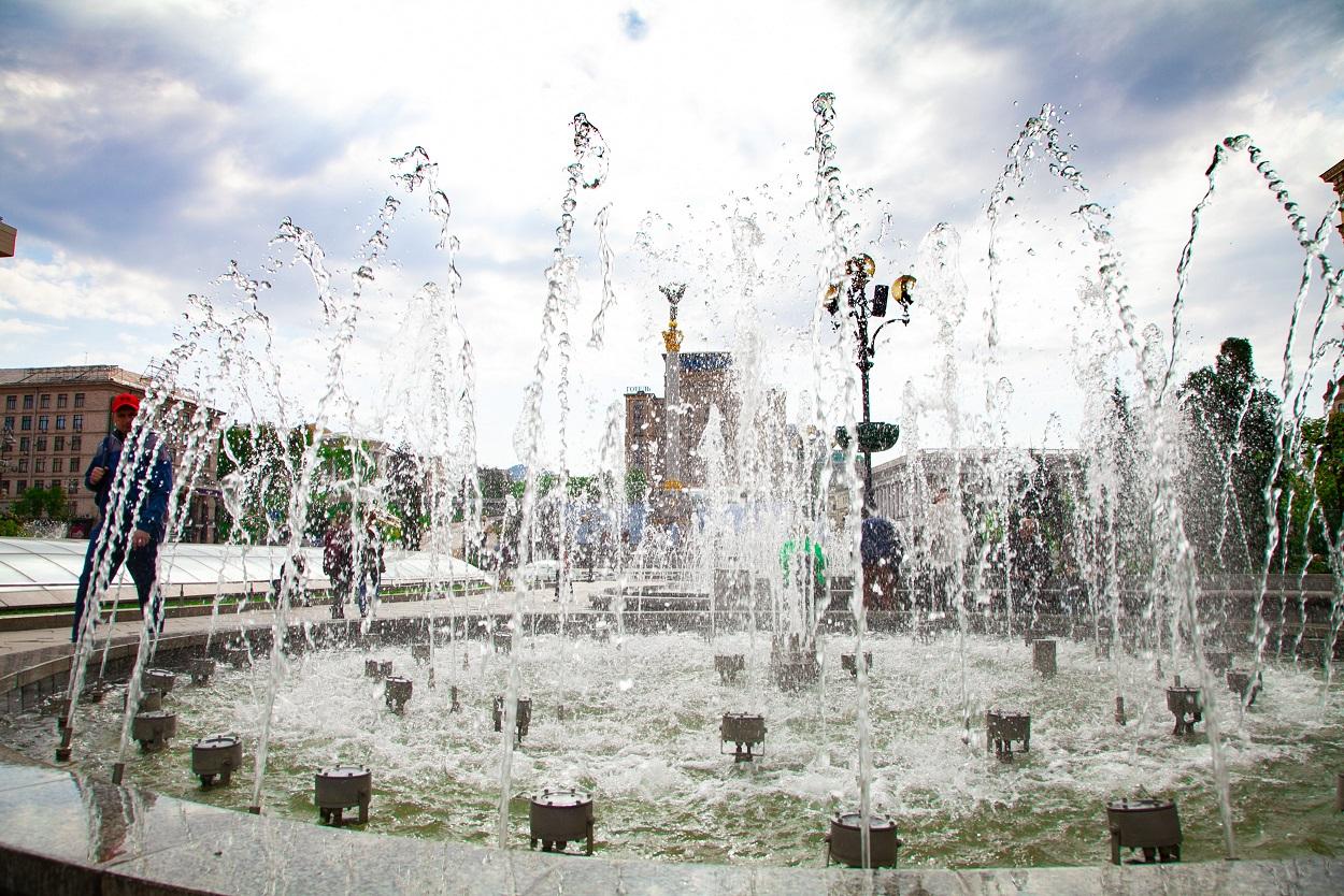 фонтан, крещатик