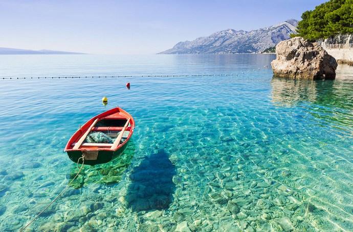Хорватія, море, човен