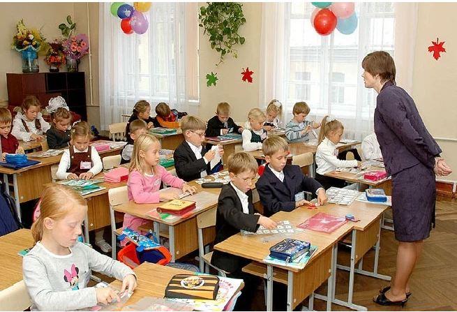 школа, клас, діти, вчитель