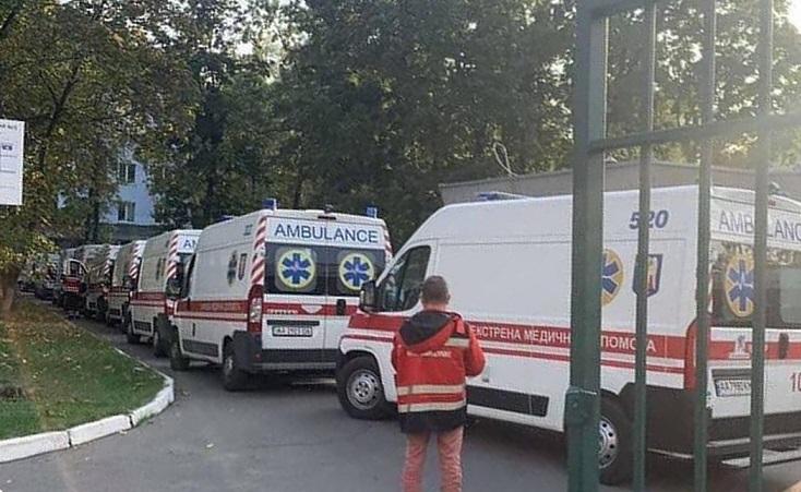10 жовтня була рекордна кількість виїздів бригад екстреної допомоги і госпіталізацій