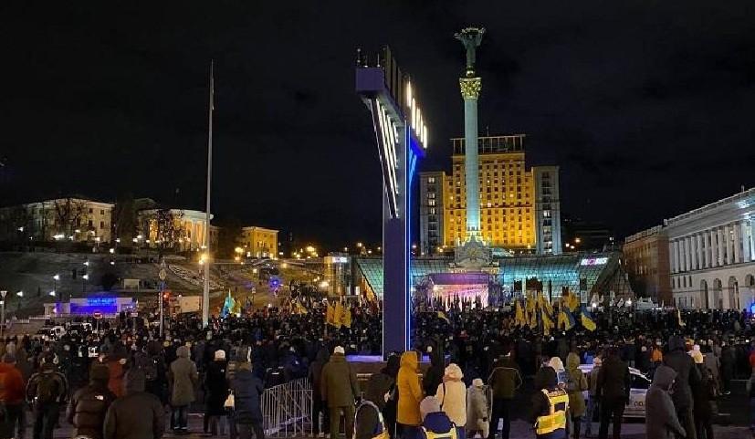 Поліція не побачила порушень на акціях протесту в центрі Києва