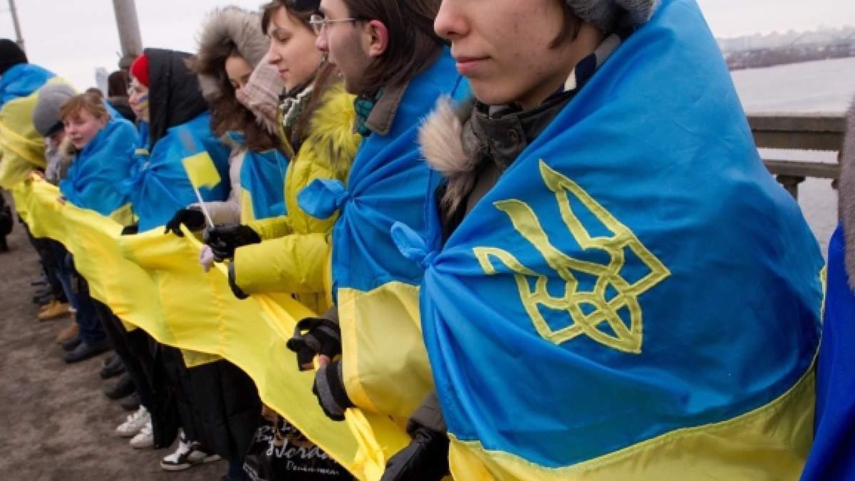 Живий ланцюг та мистецькі акції: план заходів в Києві до Дня Соборності