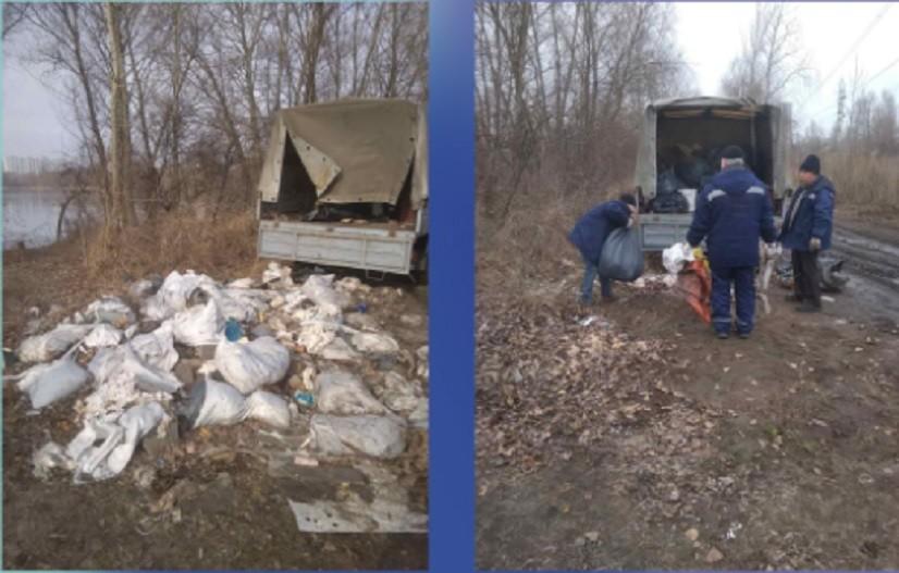 У Києві на озері Тягле розчистили сміттєзвалище