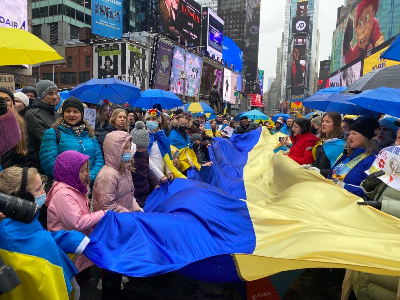 мітинг у нью-йорку за закрите небо в Україні