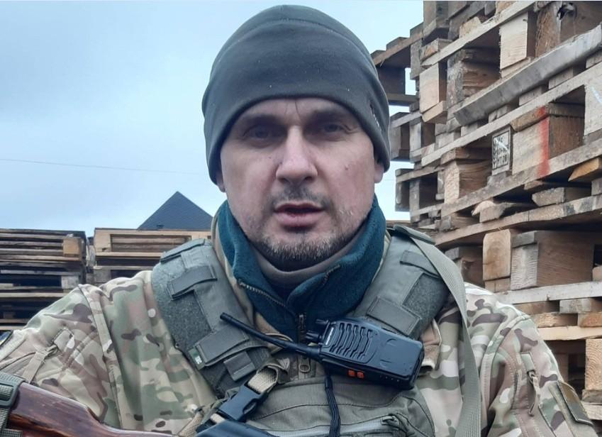 Сенцов розповів, чого навчився на передовій під Києвом