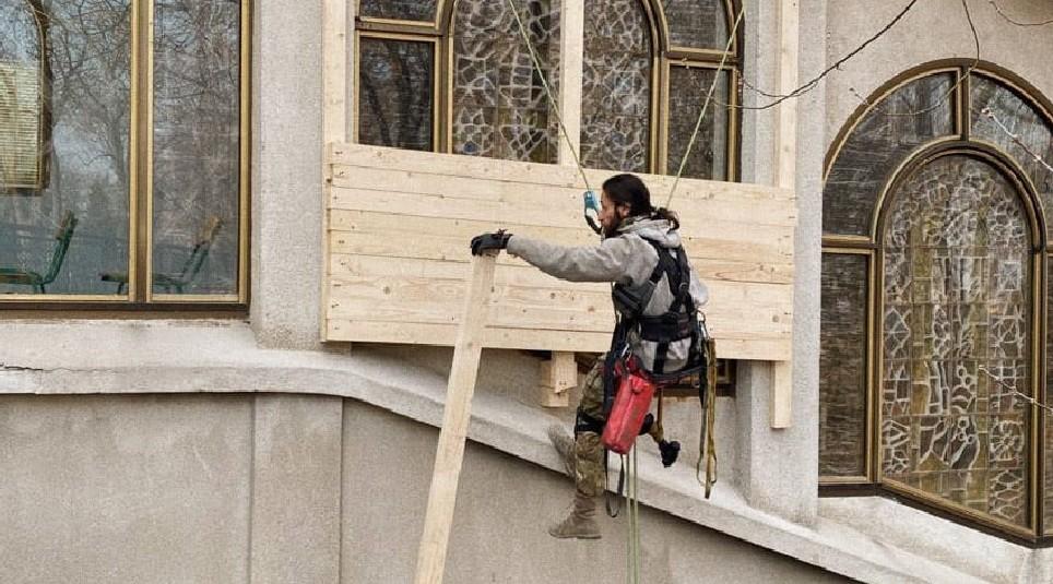На верхній станції Київського фунікулеру захистили унікальні вітражі (ФОТО)