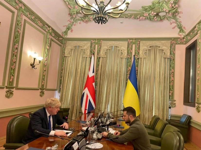До Києва прибув прем’єр Британії Борис Джонсон для перемовин із Зеленським