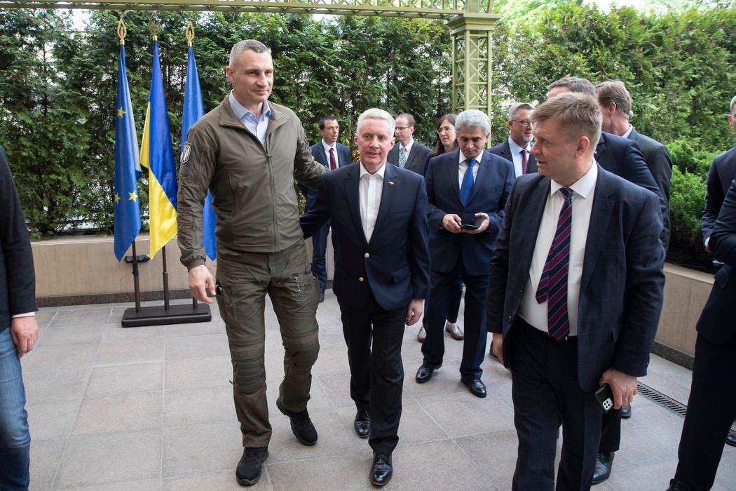 Кличко напередодні Дня Європи зустрівся з послами іноземних держав