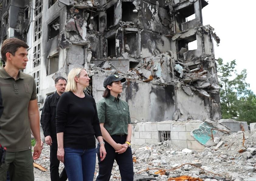 Посолка США Бріджит Брінк відвідала Бородянку
