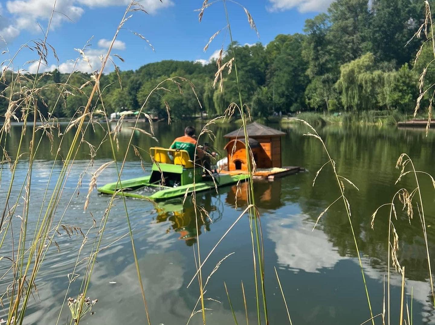 будиночок для качок горіхуватські озера