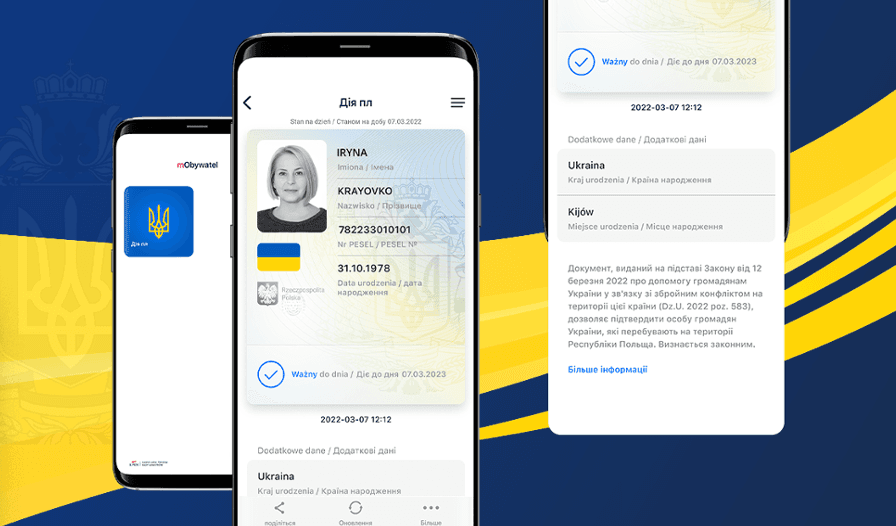 Diia.pl: українцям у Польщі видаватимуть е-посвідки, які дозволять перетин кордонів в ЄС