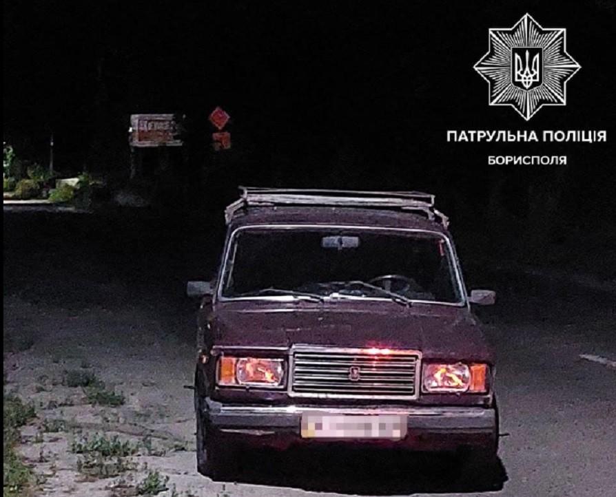 У Борисполі спіймали п’яну водійку на “Жигулях”