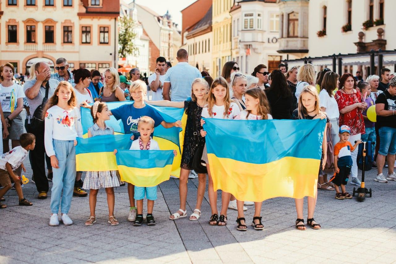 Військовослужбовці з Київщини відзначили День Незалежності України у німецькому місті