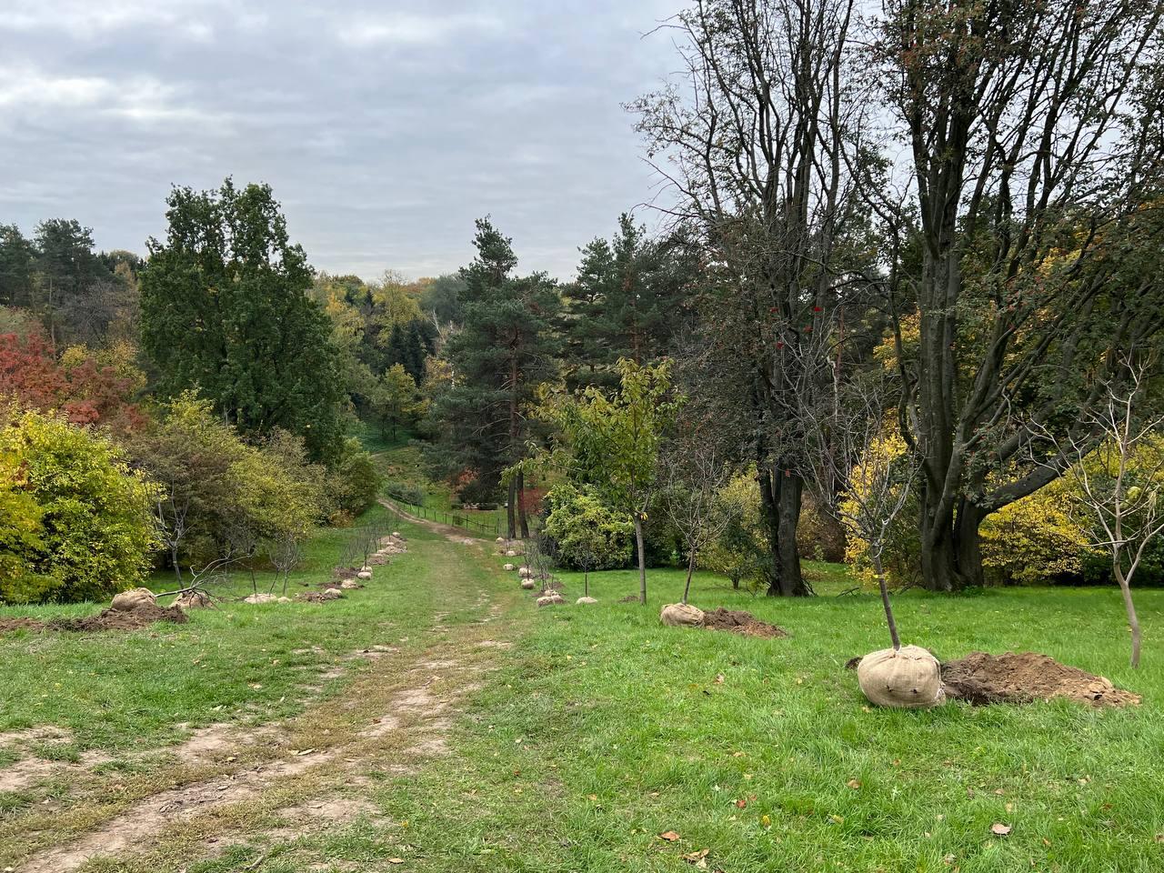 В ботсаду Гришка висадили Алею захисників і захисниць (ФОТО)