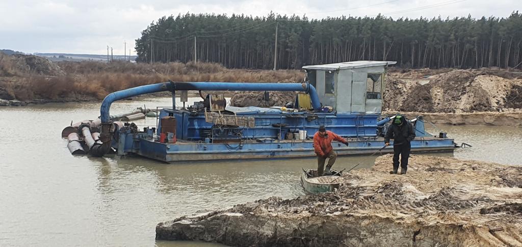 незаконний видобуток піску