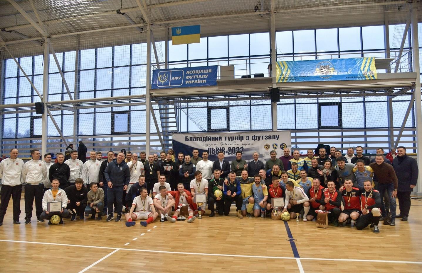 Команда Київської облради здобула перемогу на благодійному турнірі з футзалу
