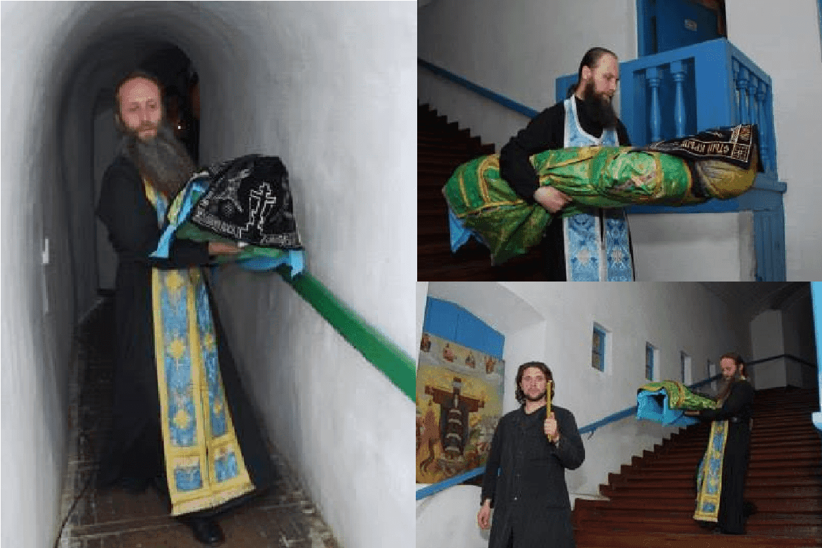 Мощі з підземелля Києво-Печерської Лаври періодично виносять назовні – деталі