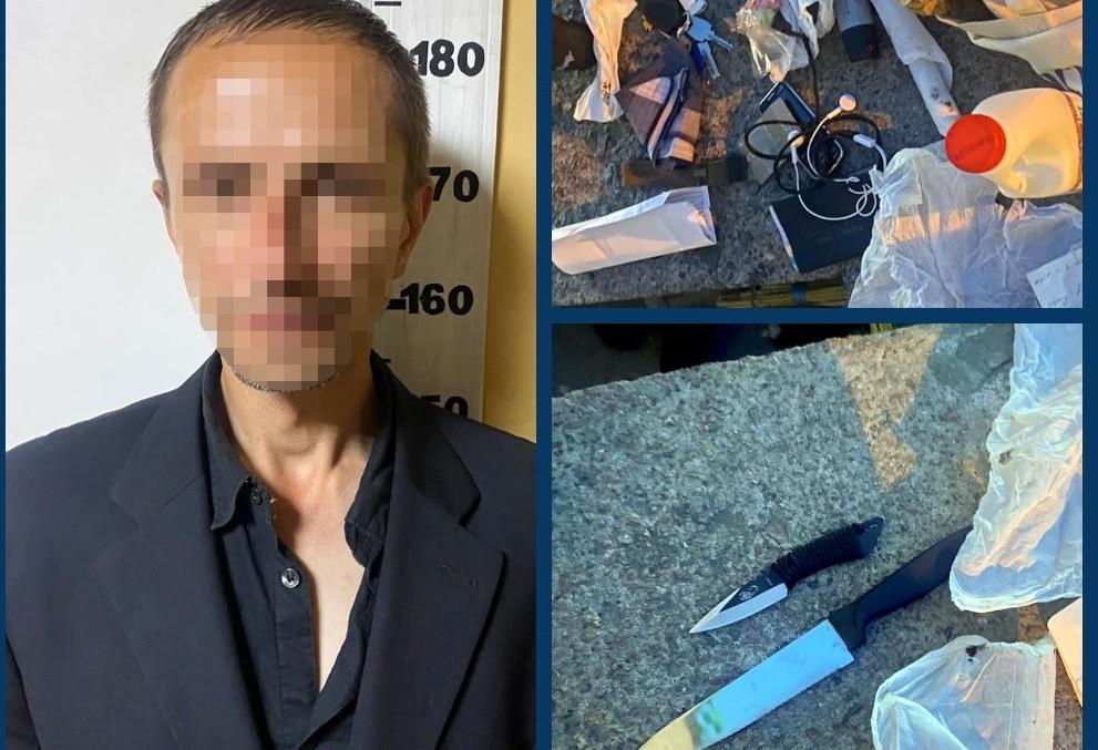 На Святошині “нейтралізували” дебошира, який з ножем кидався на перехожих
