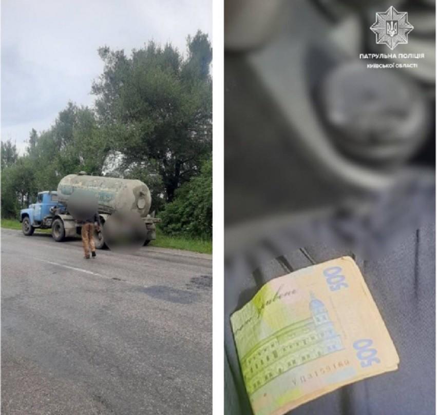 На Київщині порушник ПДР намагався відкупитись від патрульних за 1 тис. грн