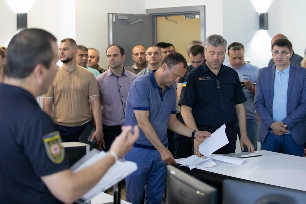У Києві провели навчання на випадок теракту на Запорізькій АЕС