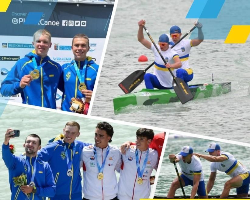 Українські веслувальники виграли «золото» та «срібло» на старті молодіжного ЧС-2023