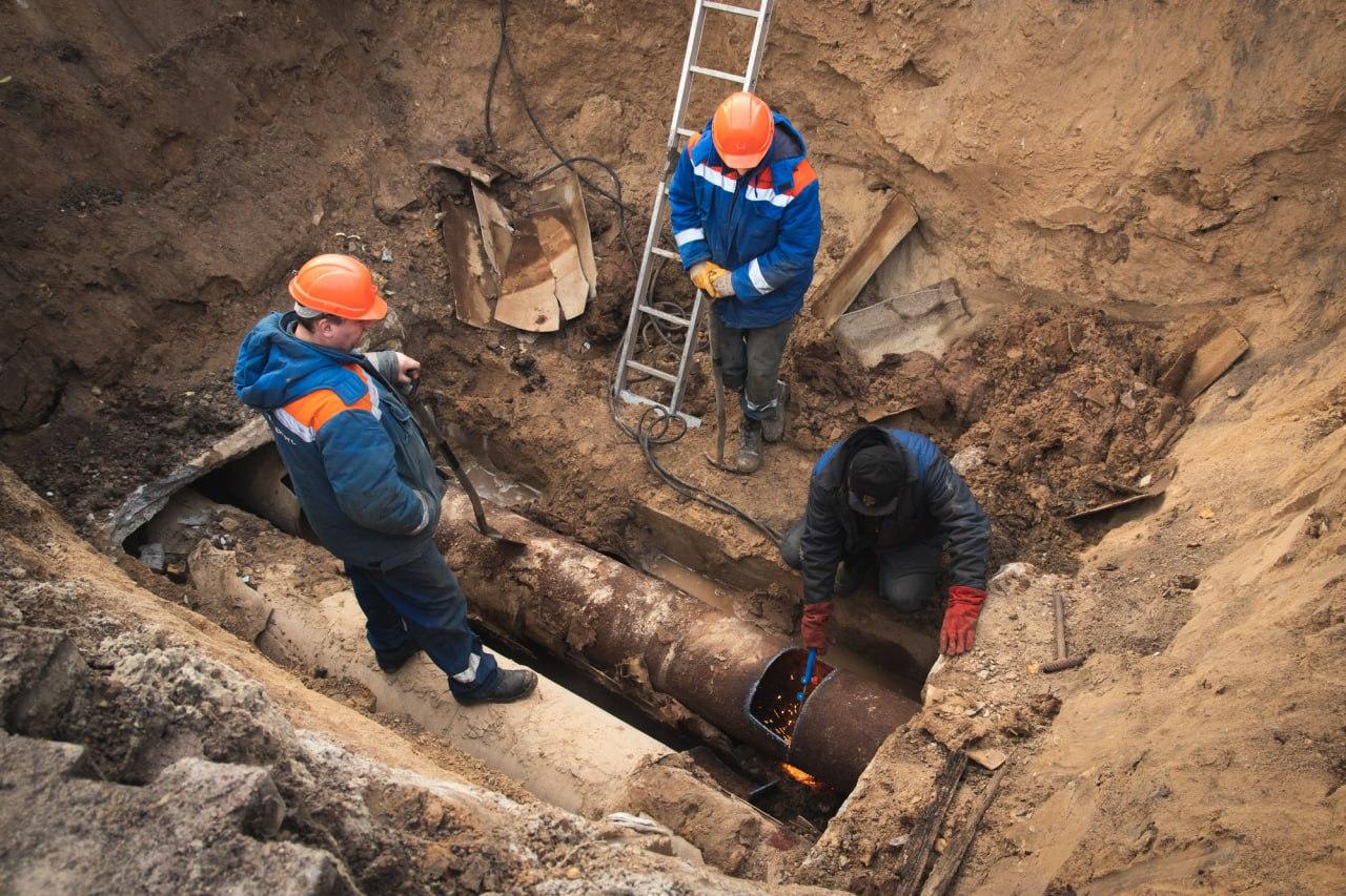 У Києві на Лук’янівці завершили ремонт двох ділянок тепломережі