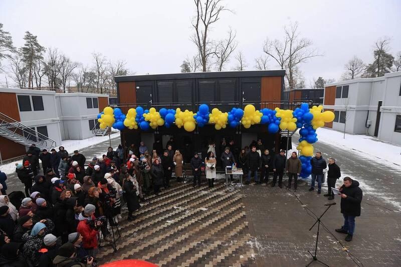 В Ірпені відбулось офіційне відкриття другої черги модульного містечка «Ластівка»