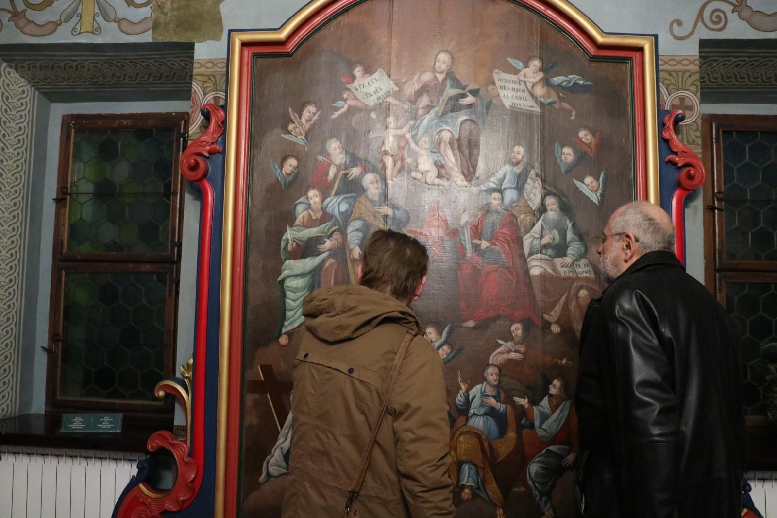 На виставці у “Софії Київській” можна побачити унікальну ікону “Христос з апостолами”