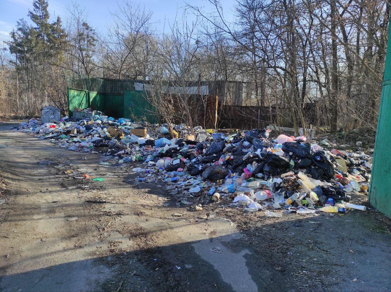 Зі стихійного звалища біля станції метро “Гідропарк” вивезли сто “кубів” сміття