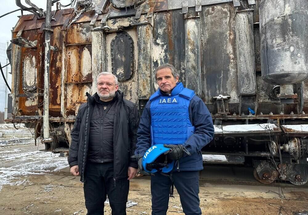 Голова МАГАТЕ Рафаель Гроссі відвідав електричну підстанцію «Київська» на Київщині