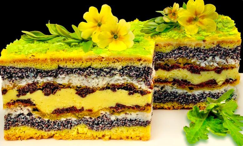 Пляцок з маком “Мамині чорнобривці”