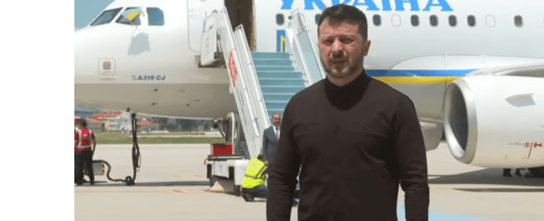 Українська делегація на чолі з Зеленським прибула до Туреччини на переговори