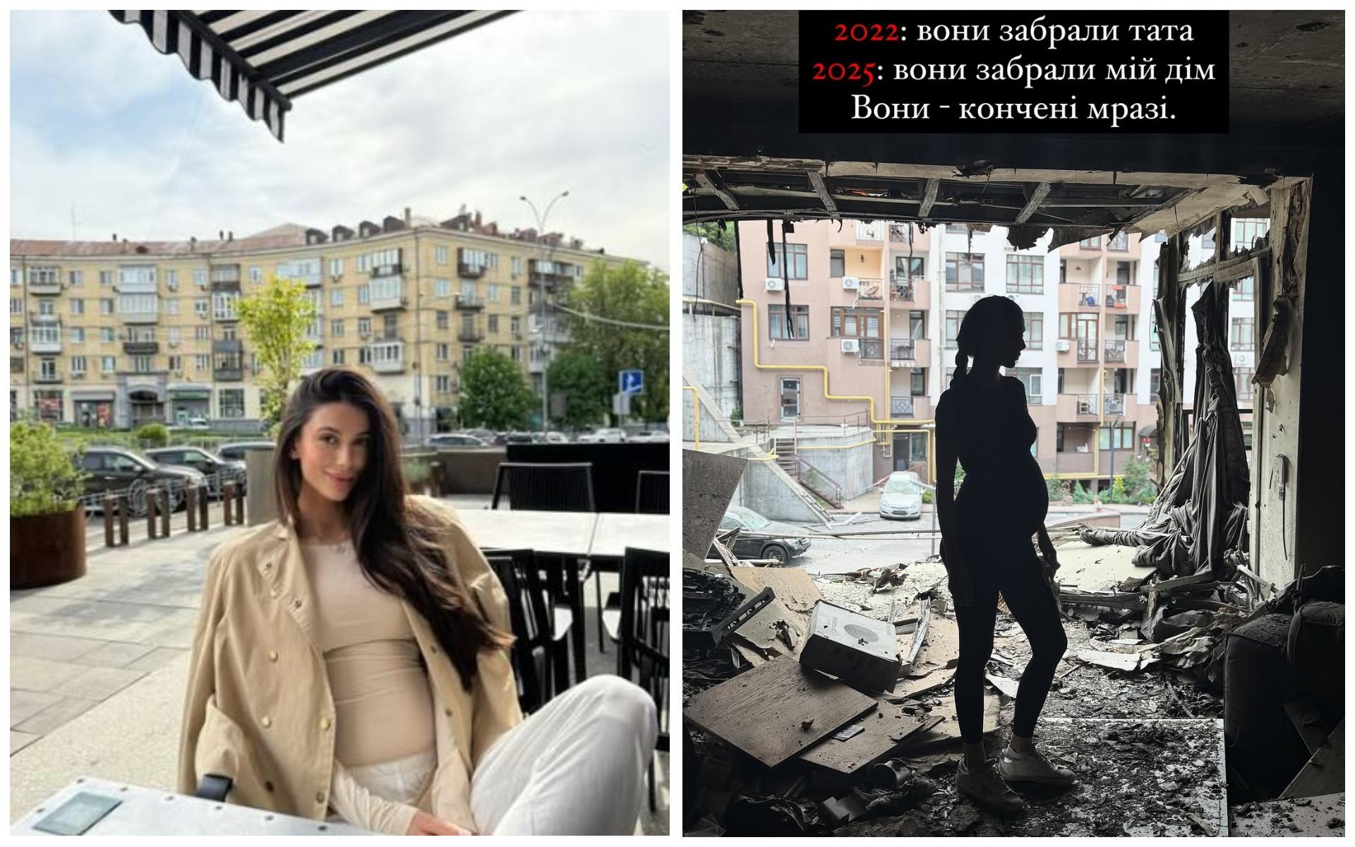 “Не думала, що на 9 місяці вагітності буду розбирати залишки своєї квартири”, — киянка після ворожої атаки