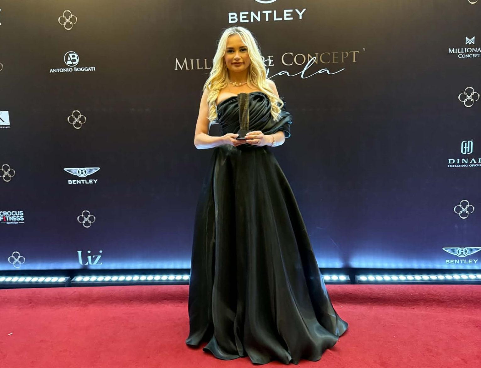 Співачка ANGELA стала володаркою престижної премії Millionaire Concept Awards