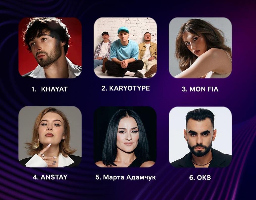 У «Дії» стартувало голосування за десятого фіналіста Нацвідбору на Євробачення-2026