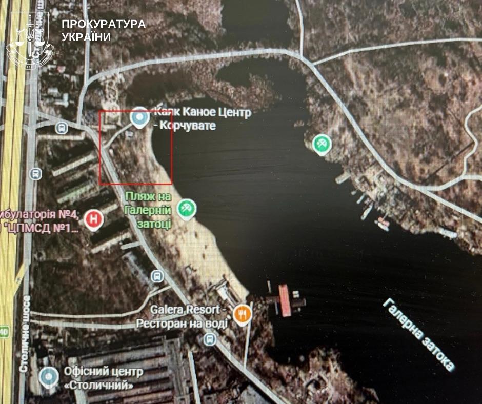 Прокуратура вимагає знести ресторан на прибережній смузі Дніпра і повернути землю Києву