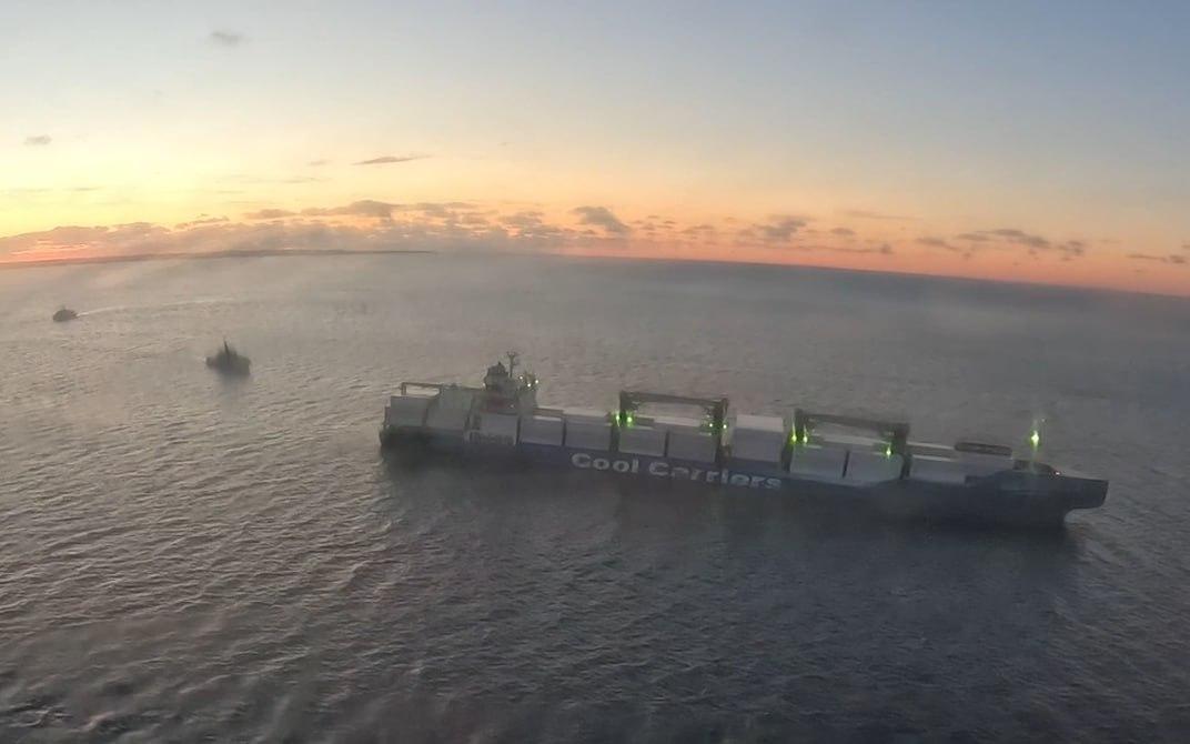 В Естонії затримали контейнеровоз із російським екіпажем за підозрою в контрабанді