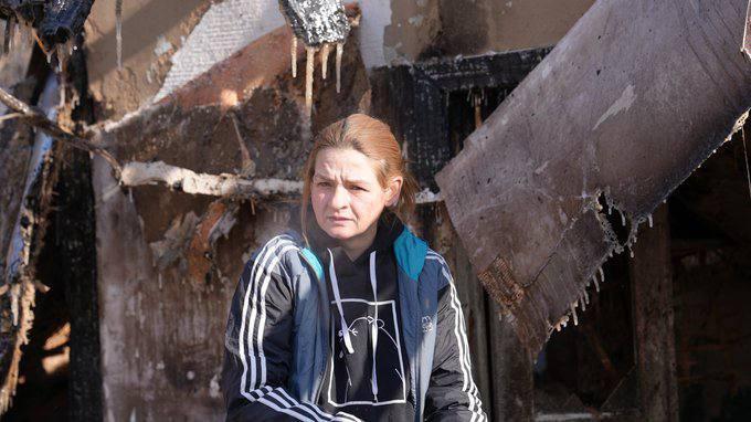 У Богодухові вагітну Ольгу вибуховою хвилею відкинуло на дах сусідів