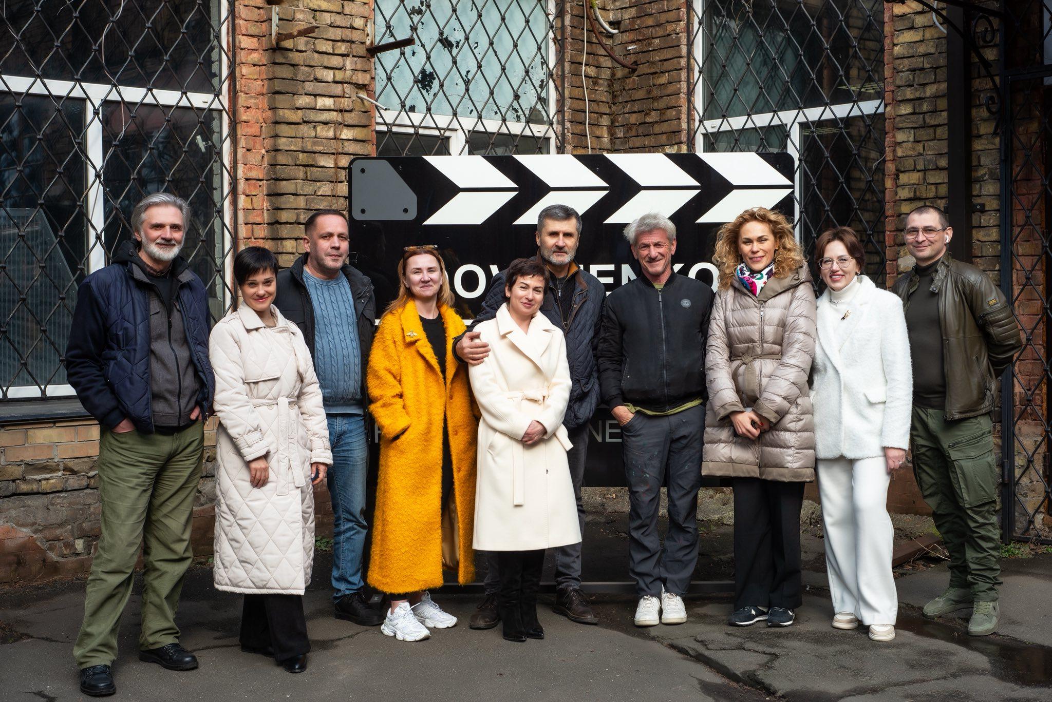 Шон Пенн відвідав Кіностудію імені Олександра Довженка у Києві