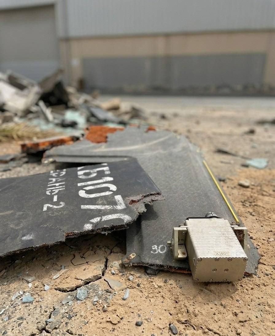 У Дубаї виявили уламки дрона з маркуванням «Герань-2» після атаки поблизу порту Джебель-Алі