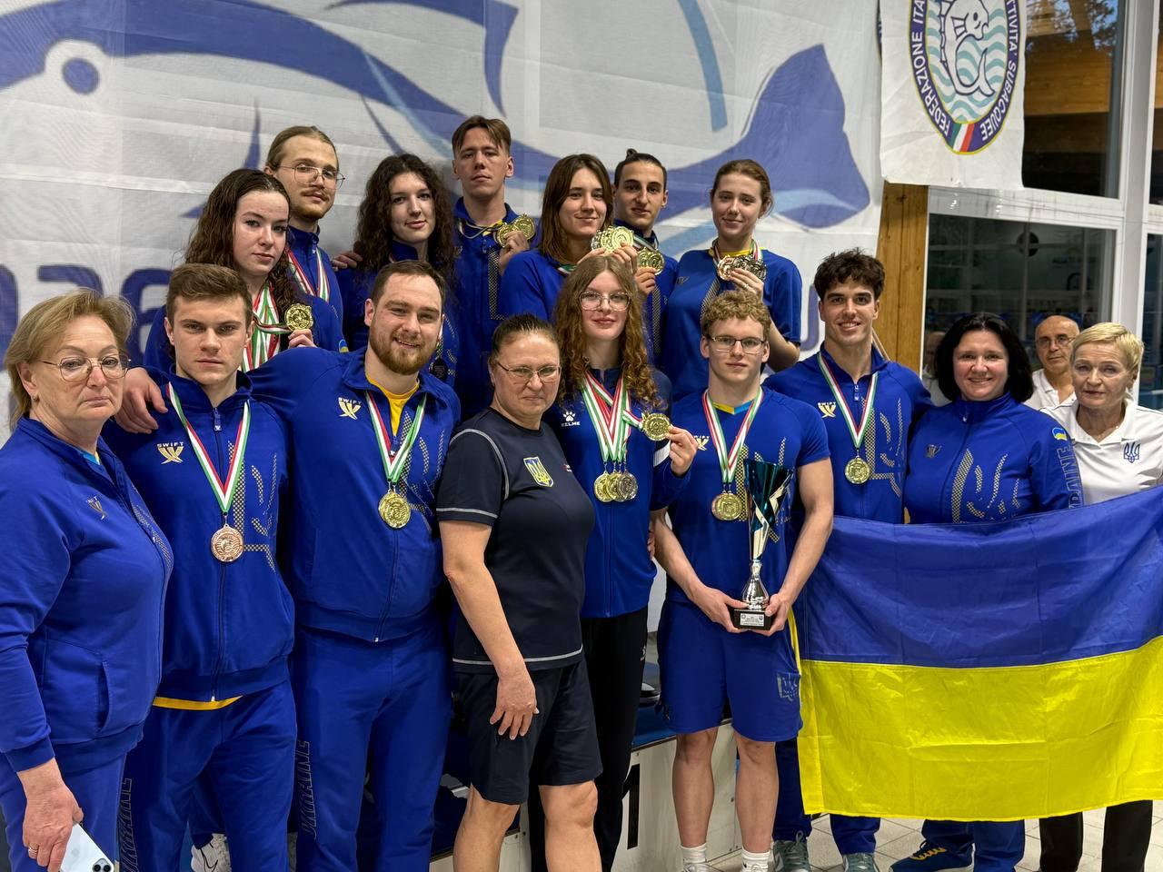 Збірна України — перша на етапі Кубка світу з підводного спорту