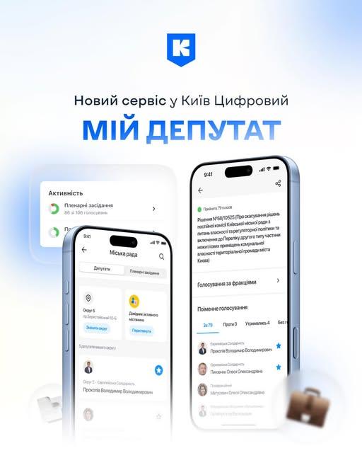 Як на долоні: кияни можуть відстежувати у смартфоні роботу депутатів Київради
