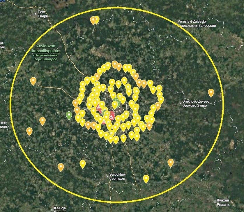 Навколо Москви посилюють ППО: OSINT-аналітики фіксують нові позиції «Панцирів»