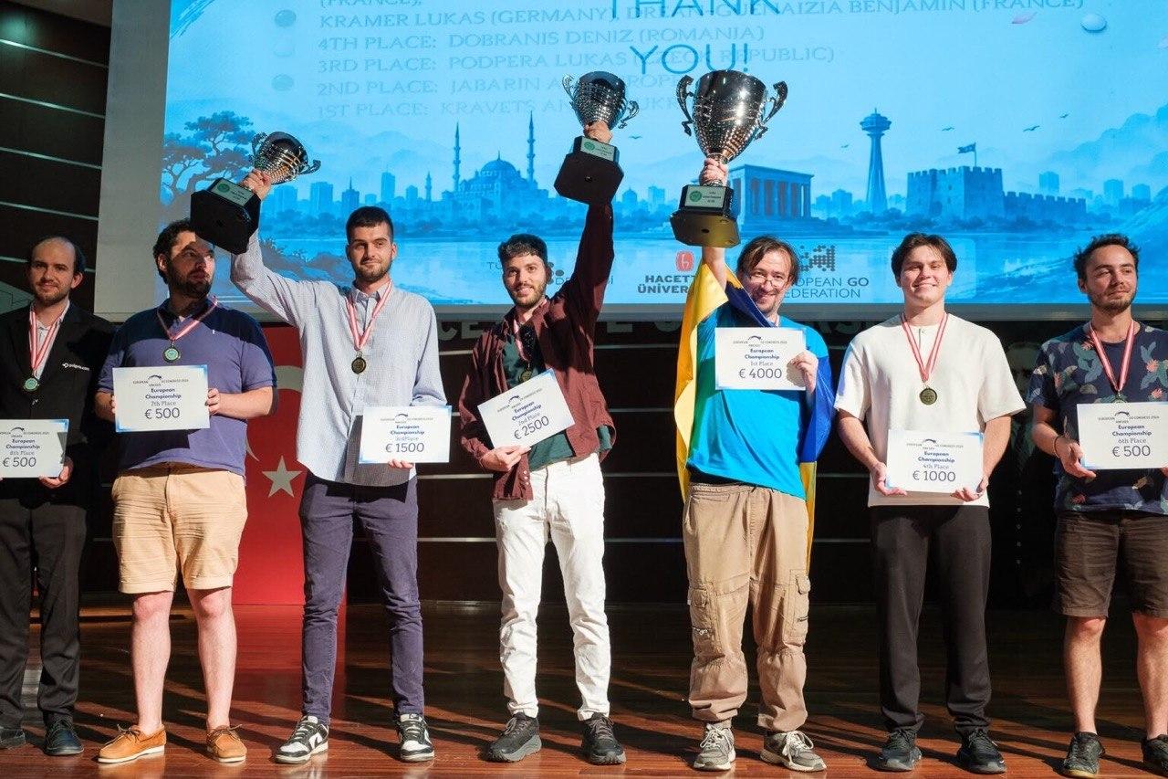 Українська федерація го виборола три «золота» на чемпіонаті Європи
