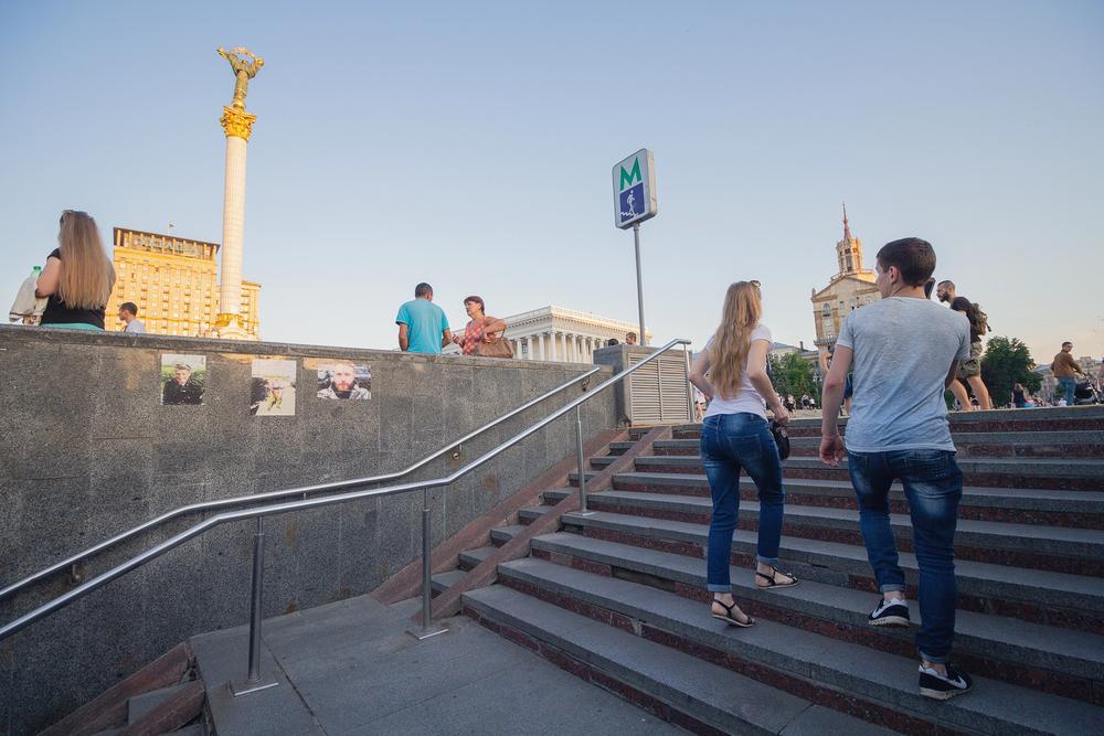 У переході на Майдані Незалежності триває ремонт