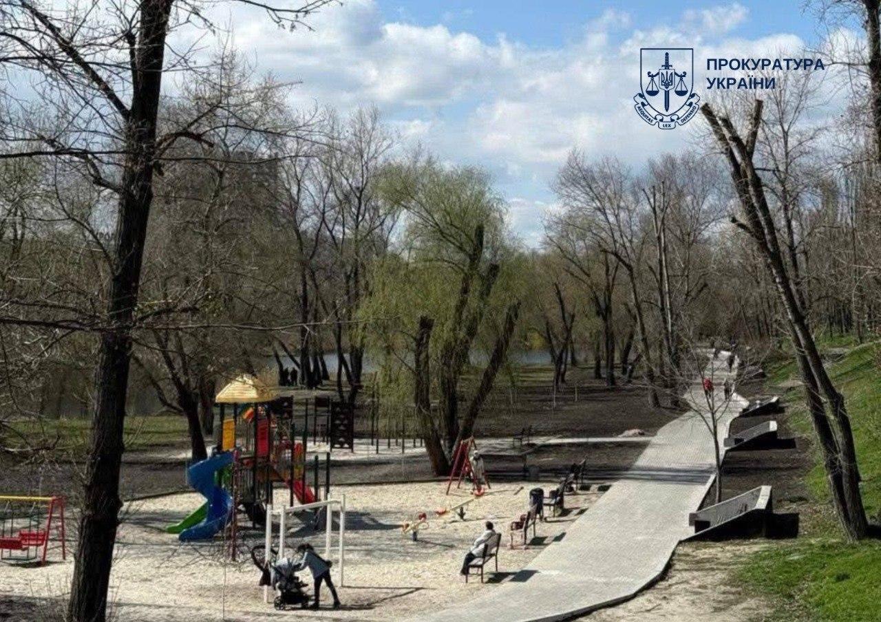 Директорка фірми-підрядника нажилася на благоустрої озера Вербне на Оболоні